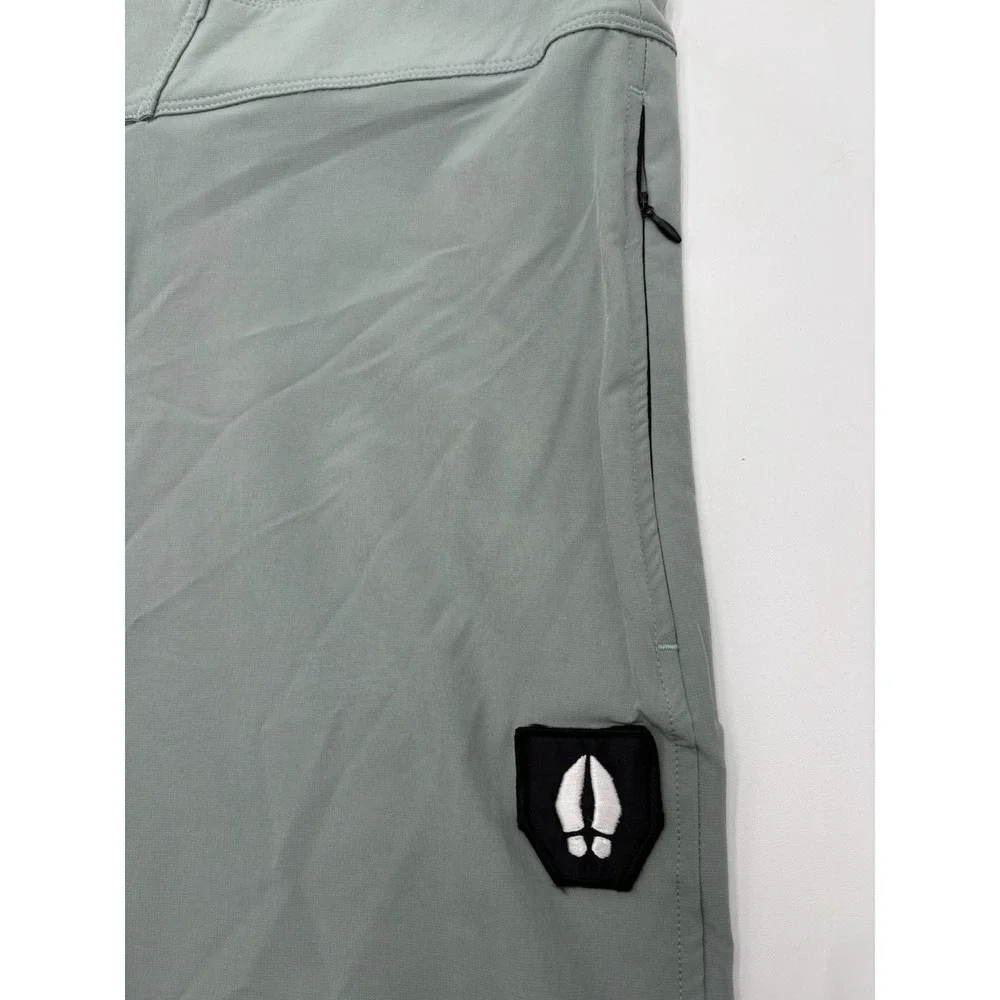Bearded Goat Men's Hybrid Board Shorts Size 38 Gray Stretch Surf Swim Casua‎